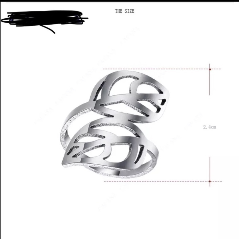 FASHION LEAF ๐ RING - Picture 6 of 9